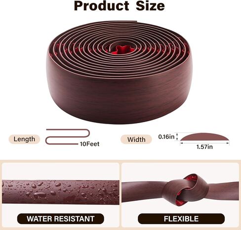 شريط انتقال للأرضيات من الفينيل من INMOZATA، أرضيات مقسمة مسطحة ذاتية اللصق لربط فجوات الأرضية، السجاد، غطاء العتبة، بلاط الأرضيات، انتقالات المدخل (10 أقدام × 1.57، أسبن أصفر) in Kuwait