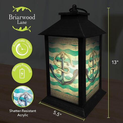 Christmas on The Farm Lantern 13.5" x 5.5" x 5.5" Briarwood Lane in Saudi Arabia