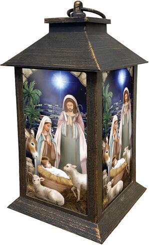 Christmas on The Farm Lantern 13.5" x 5.5" x 5.5" Briarwood Lane in Saudi Arabia