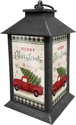 Christmas on The Farm Lantern 13.5" x 5.5" x 5.5" Briarwood Lane in Saudi Arabia