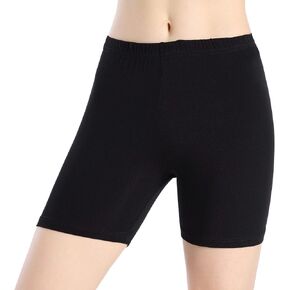 Women Under Dress Tight Shorts Stretch Short Pants Thin Yoga Leggings Fitness