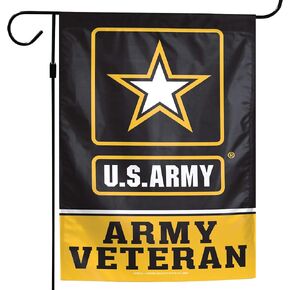 Collections Etc WinCraft United States Army Veteran Garden Flag US Army Licensed 12.5" x 18"