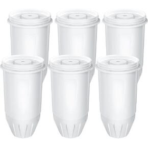 5-Stage 0 TDS Filter Replacement for Zero Pitcher and Dispenser, Replace ZR-017, ZR-001, ZR-003, NSF Certified to Reduce TDS, Chlorine, Odor and PFOA/PFOS, 2-Pack