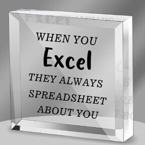 عندما تتفوق، فإنهم دائمًا ينشرون جدول بيانات عنك - هدية فكاهة من الأكريليك للمكتب، علامة تزيين مكتب منزلية ملهمة مضحكة لزملاء العمل in Kuwait