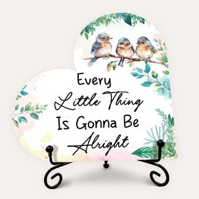 Mother in Law Gifts Bonus Mom Gift, Wood Heart Plaque Home Desk Bedroom Decor With Metal Stand, Birthday Mothers Day Thanksgiving Christmas Gift Ideas for Bonus Mom Mother in Law - A13