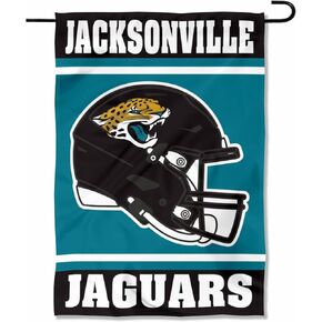 WinCraft Jacksonville Jaguars Helmet Double Sided Garden Banner Flag