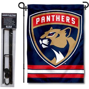 WinCraft Florida Panthers Garden Flag with Pole Stand Holder