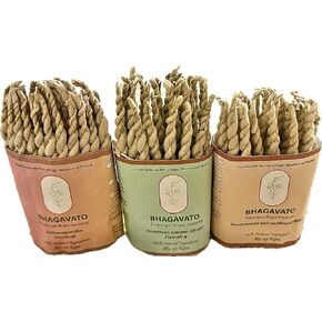 Handmade Himalayan Rope Incense,Eco-Friendly, Aromatic Ambiance, Healing, Purification, Made from Pure Juniper (Asthasugandha (Mixture of 8 Herbal Aromas))