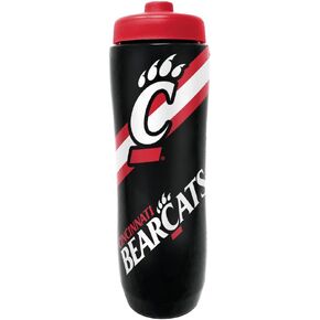 Party Animal NCAA Cincinnati Bearcats Squeezy Water Bottle