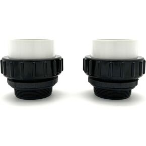 2 PACK Hi-Temp Union 2" inch 2MIP x 2" inch PVC Whisperflo & Intelliflo - 2 PACK