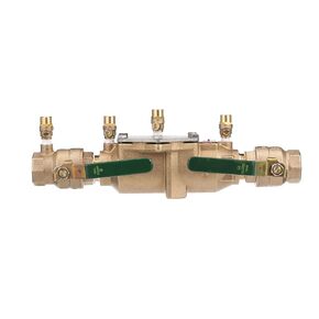 Watts 1 1/4 in Double Check Valve Assembly, Quarter Turn Shutoff, Single Top Entry (1 1/4 LF007M2-QT)