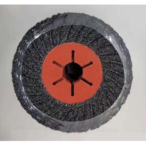 10PACK - 5"x7/8" Semi-Flexible Silicon Carbide 36# Sanding Discs Masonry and Coating Removal Grit 36