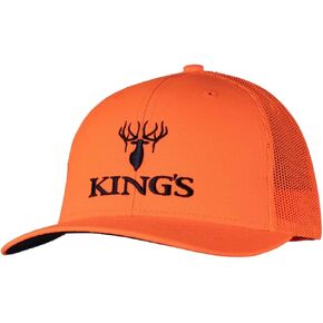 King's Camo Kings Logo Hat Blaze Or. (KBZ407-BZ)