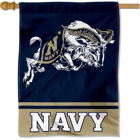 US Navy Midshipmen Wordmark Logo House Flag Banner