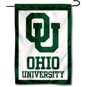 College Flags & Banners Co. Ohio Bobcats OU Logo Garden Flag