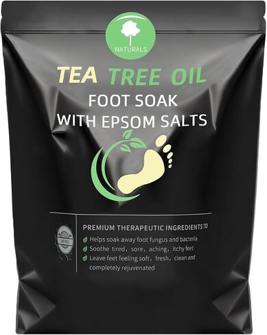 Natural Foot Soak Salt - Foot Treatment Soothes Athletes' Feet, Relieves Foot Odor and Ttchiness -9 Ounce in Saudi Arabia