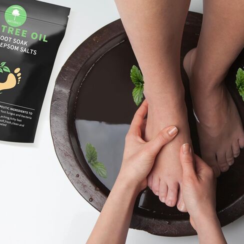 Natural Foot Soak Salt - Foot Treatment Soothes Athletes' Feet, Relieves Foot Odor and Ttchiness -9 Ounce in Saudi Arabia