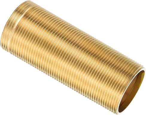uxcell 1 Pcs 3.94 x 1.24 Inch Faucet Mount Extension Shank, Brass Faucet Fittings, Faucet Lengthen Fixed Foot for Bathroom, Kitchen, Yellow in Saudi Arabia