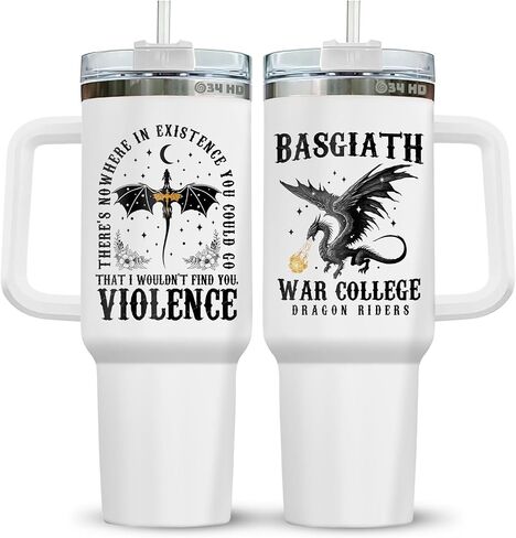 34HD Gifts for Book Lovers, Literature Tumbler 40 oz with Lid Stainless Steel, Fantasy Book Tumbler, Fantasy Gifts, Bookworm Gifts for Women, Bookish Items in Kuwait
