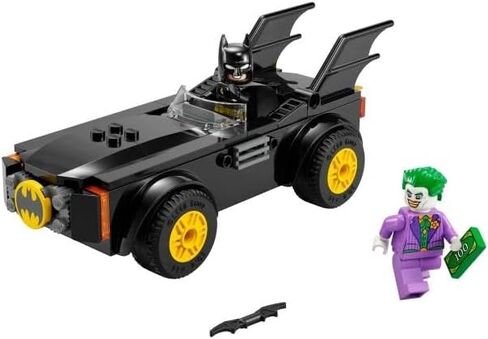 LEGO DC Batmobile Pursuit: مجموعة لعب Batman vs. The Joker 76264 DC Super Hero القابلة للبناء، سريعة وممتعة لبناء لعبة Batmobile مع إمكانيات لعب لا نهاية لها، لعبة سيارة باتمان للأطفال من سن 4 سنوات فما فوق in Saudi Arabia
