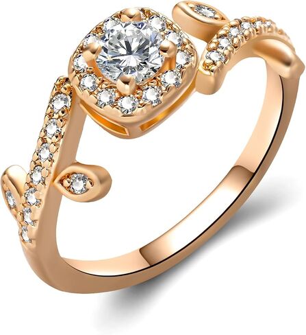 Women’s Engagement Wedding Ring, S925 Sterling Silver, 1 Carat High-Carbon Diamond, 14K White Gold Plated, Unique Promise Ring in Saudi Arabia
