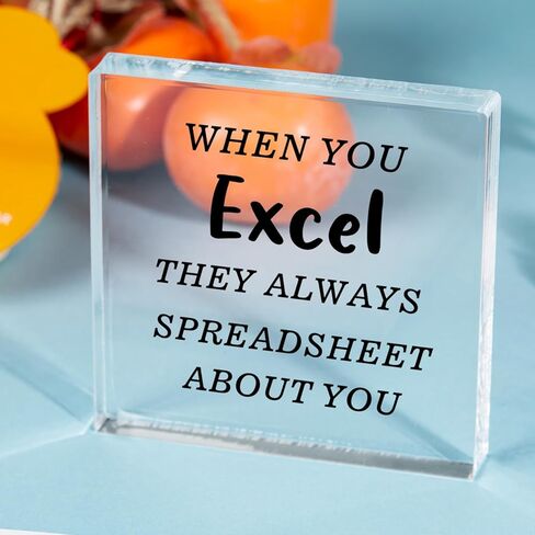 عندما تتفوق، فإنهم دائمًا ينشرون جدول بيانات عنك - هدية فكاهة من الأكريليك للمكتب، علامة تزيين مكتب منزلية ملهمة مضحكة لزملاء العمل in Kuwait