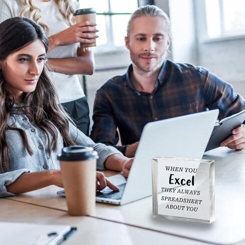 عندما تتفوق، فإنهم دائمًا ينشرون جدول بيانات عنك - هدية فكاهة من الأكريليك للمكتب، علامة تزيين مكتب منزلية ملهمة مضحكة لزملاء العمل in Kuwait