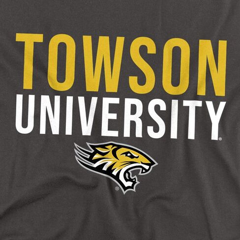 Towson University Official Stacked Unisex Adult T Shirt in Saudi Arabia