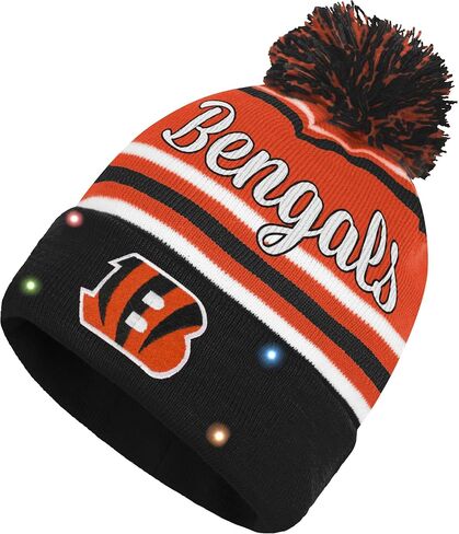 FOCO Buffalo Bills NFL Womens Wordmark Script Light Up Beanie in Saudi Arabia