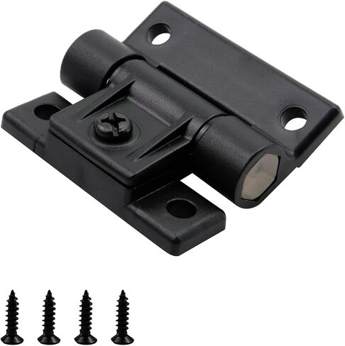 Antrader Torque Hinge Adjustable Position Control Hinge, 2 Pcs Adjustable Hinges Countersunk Holes E6-501 Series Hinge Plastic Door Hinges,Black in Saudi Arabia
