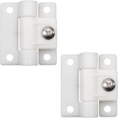 Antrader Torque Hinge Adjustable Position Control Hinge, 2 Pcs Adjustable Hinges Countersunk Holes E6-501 Series Hinge Plastic Door Hinges,Black in Saudi Arabia