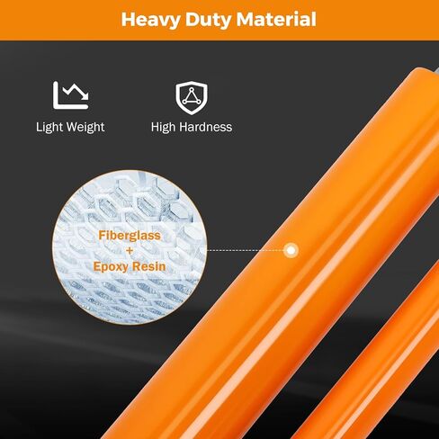 BEAMNOVA 15ft Height Stick for Trucks Semi Trucks with Rubber Boot Bridge Measuring Pole Load Car Hauler Vehicle Trucker Trailer Adjustable Heavy Duty Tall with Level Height Measurement Tool in Saudi Arabia
