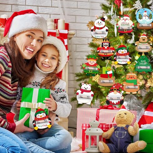 24 Set Christmas Money Holder for Cash Gift Christmas Money Cash Gift Lip Balm Cash Pouch with Double Sided Tape Christmas Money Card Hanging Ornament for Christmas Idea Decor in Saudi Arabia