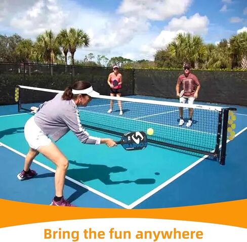 حامل كرة Pickleball لشبكات Pickleball: شبكة تجميع تخزين Pickleball مناسبة بقطر 2.5 سم/0.98 بوصة حجم شبكة Pickleball الرسمية in Kuwait