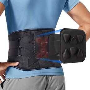 Back Brace for Men Lower Back Pain with 3D Lumbar Pad, for Sciatica, Herniated Disc, Scoliosis, Breathable Back Support Belt for Women Work, Lightweight Lumbar Support for Dairly Activity