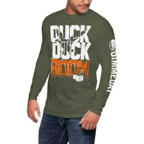 GIMMEDAT The Original Duck Duck Boom 2 Long Sleeve Hunting Shirt Gift