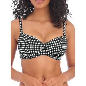 Freya Women's Check in Underwire Sweetheart Bikini Top