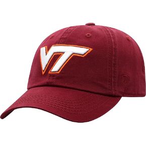 قبعة رجالية من Top of the World Virginia Tech Hokies مريحة وقابلة للتعديل، لون الفريق الأساسي، قابلة للتعديل in Kuwait