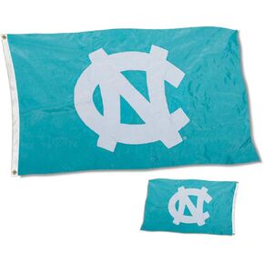 College Flags & Banners Co. North Carolina Tar Heels Double Sided Nylon Embroidered Flag