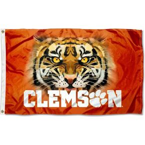 Clemson Tigers Tiger Eyes College Flag
