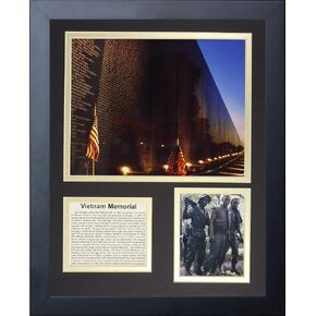 Legends Never Die "Vietnam Veterans Memorial Framed Photo Collage, 11 x 14-Inch (20018U)