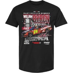 William Byron #24 NASCAR 2024 Cook Out 400 Martinsville Winner 4.7.2024 Win T-Shirt, Black