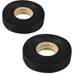 2pcs Wiring Loom Harness Adhesive Cloth Fabric Tape 19mm/15m