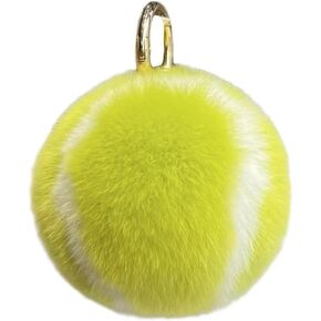 Mini Tennis Ball Keychain Key Ring,Tennis Plush Keychain Pendant Tennis Metal Keychain Tennis Ball Key Chain Car Bag Pendant Gift Keychains