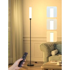 Floor Lamps for Living Room, Upgrade Moder Floor Lamp with Remote Control, Full Range Dimming Minimalist Standing Lamp Perfect for Living Room, Bedrooms and Office(Copper)