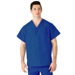 Medline Angelstat Unisex Reversible V-neck Scrub Top M610nhtl-ca, 1 Pound