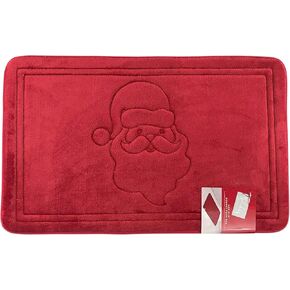 Serafina Home Christmas Memory Foam Bathroom Rug Mat