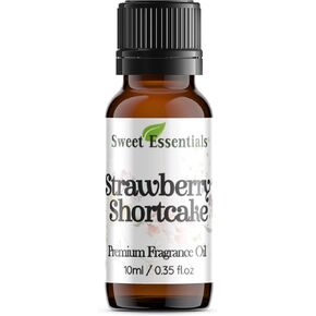 Strawberry Shortcake, 10ml (0.35fl oz) Premium Fragrance Oil, Aromatherapy, Diffuser, Crafts, Soap, Home Scents, Bath & Body, DIY Parfum and Much More. Versatile & Long-Lasting by Sweet Essentials