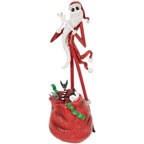 Enesco Disney Showcase The Nightmare Before Christmas Santa Jack Skellington Figurine, 8.5 Inch, Multicolor