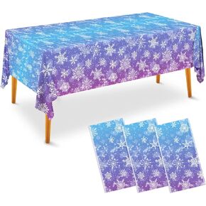 3pcs Birthday Party Tablecloth Movie Party Plastic Disposable Rectangular Watercolor Table Cover Kids Boys Birthday Decorations 54 * 108inch